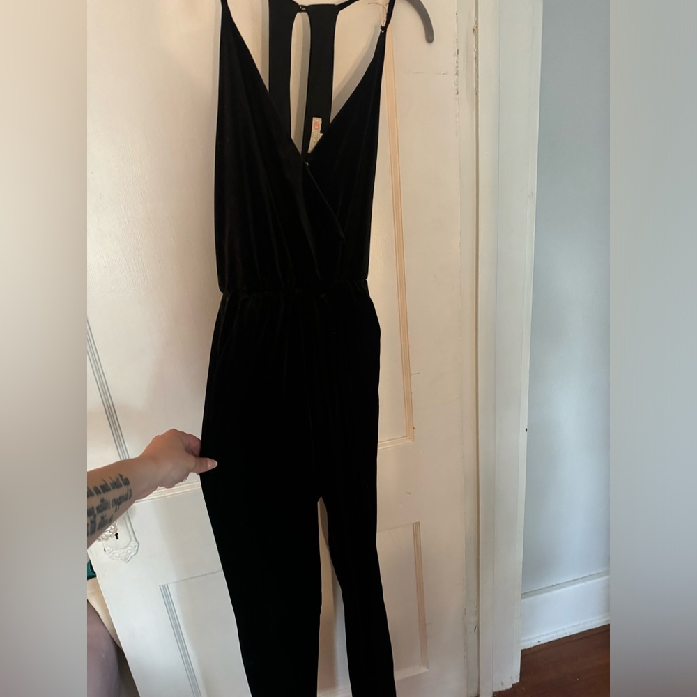 Velvet jumpsuit